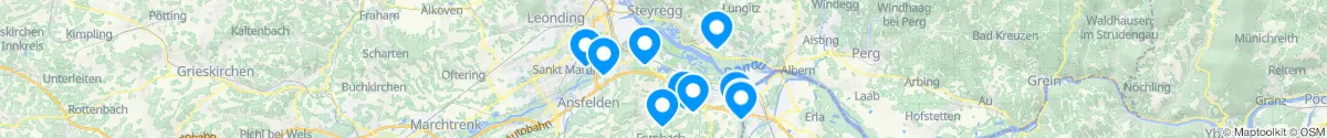 Map view for Pharmacies emergency services nearby Asten (Linz  (Land), Oberösterreich)